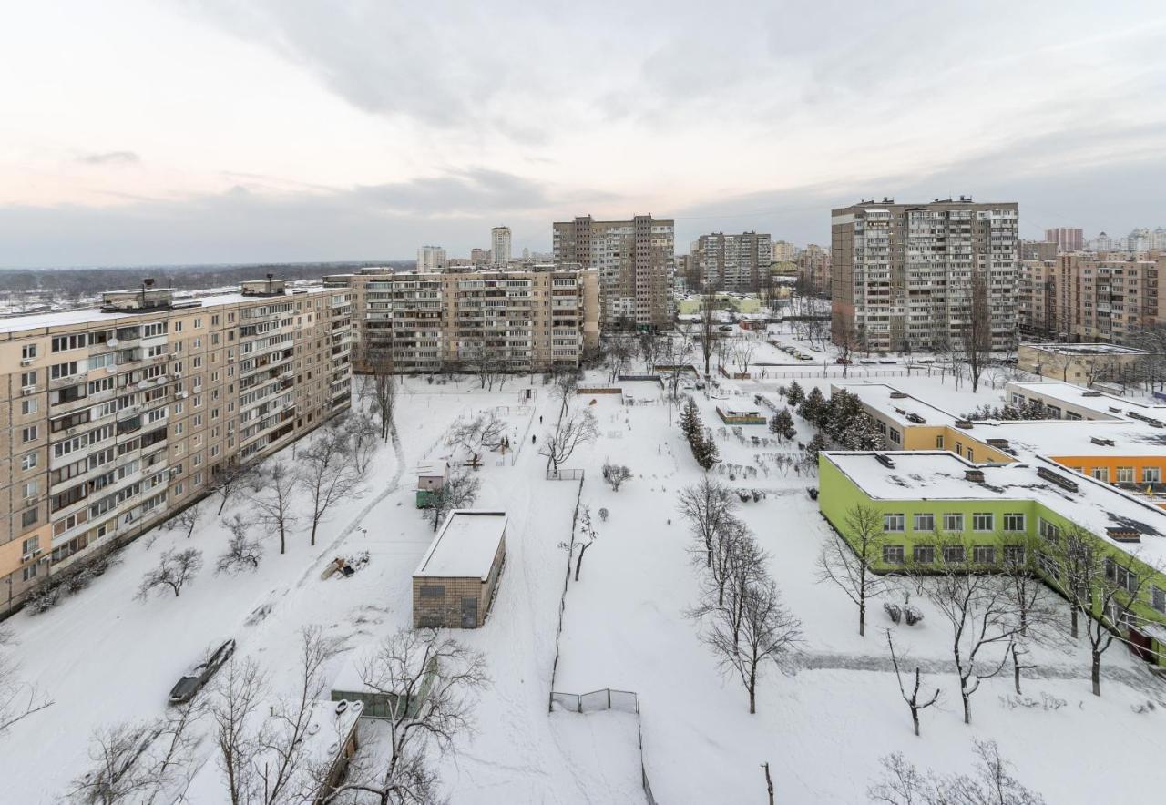Ferienwohnung Уютная Квартира Для Семьи На Оболони Kiew Exterior foto